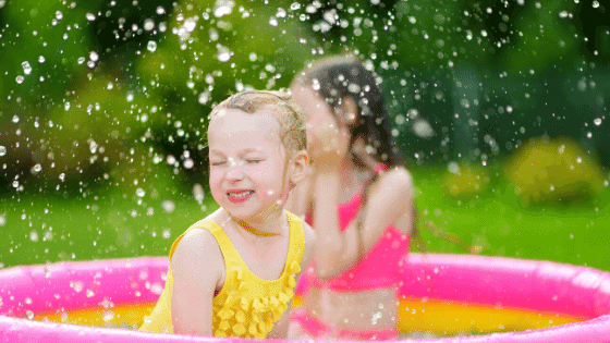 water pool party for a fun summer activities at home for kids