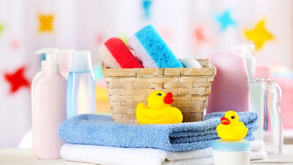 bath supplies from bedtime routine chart