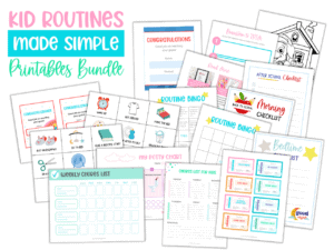 Printable After School Routine Chart to Simplify Your Afternoons