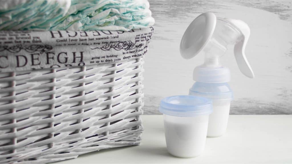 breastfeeding supplies gift basket