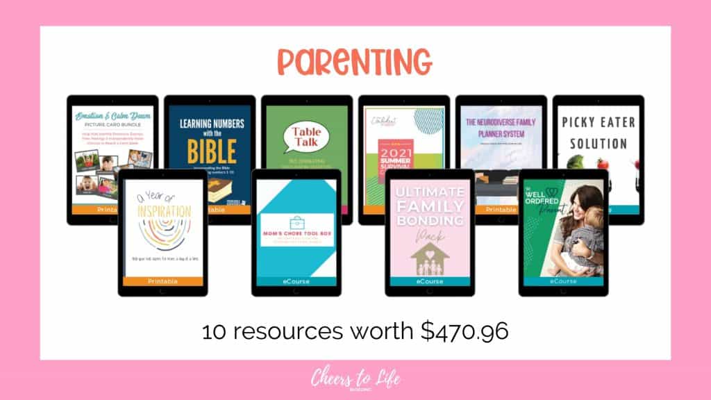 parenting products included in the bundle