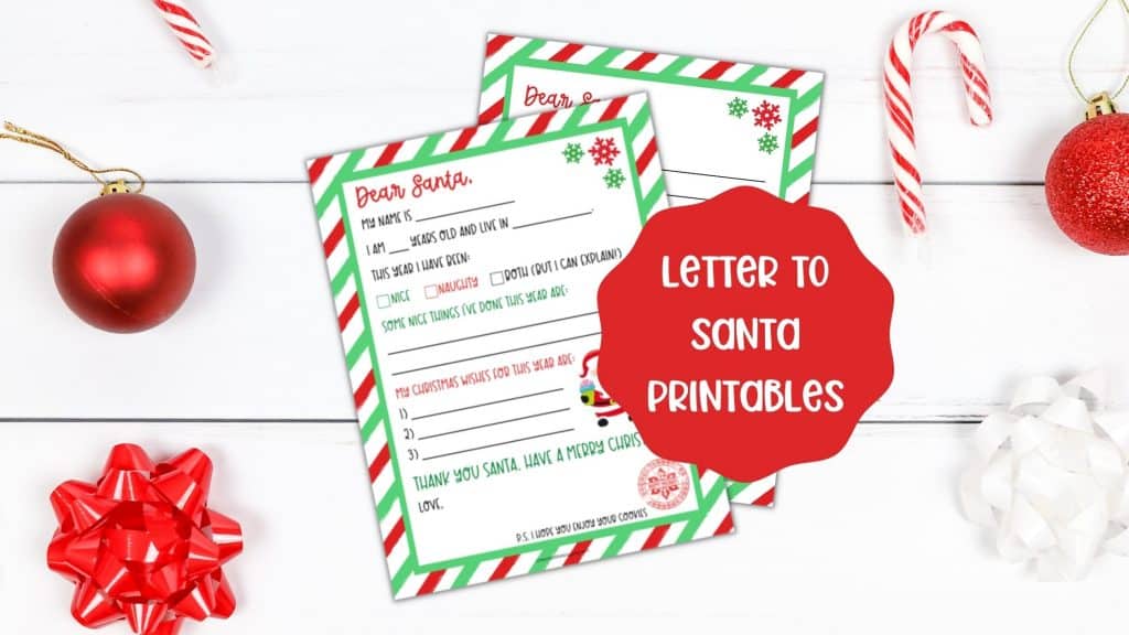 letter to santa printable